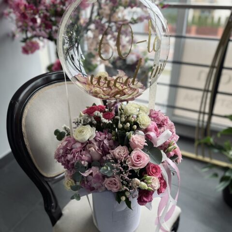 Flowerbox z balonem "Balonowe Cudo"