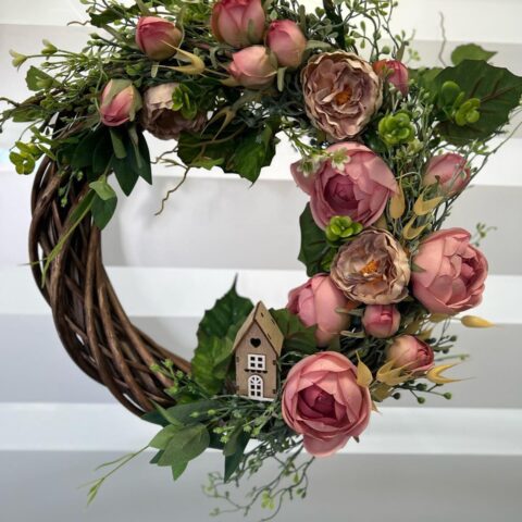Wianek w odcieniach pasteli